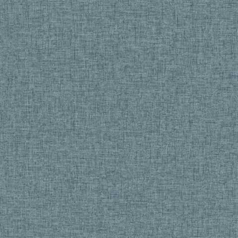 Bentley Navy Blue Faux Linen Wallpaper