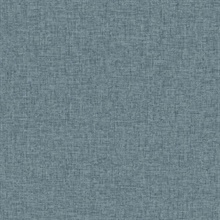 Bentley Navy Blue Faux Linen Wallpaper