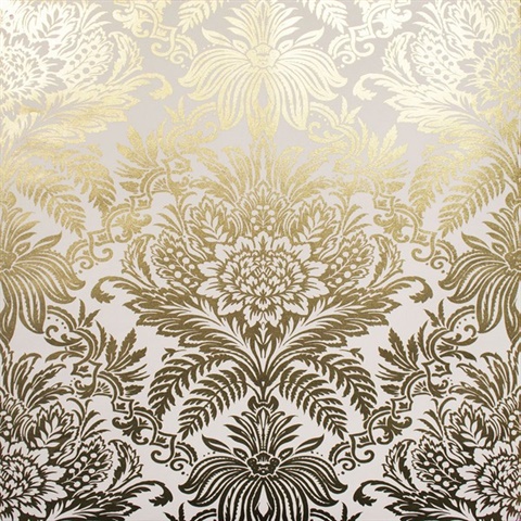 Bernadette Gold Damask