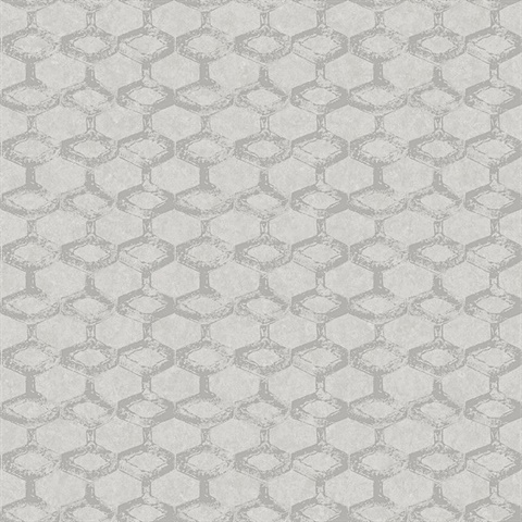Besi Platinum Honeycomb Tiled Wallpaper