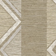 Beswick Chevron Taupe & White Wallpaper