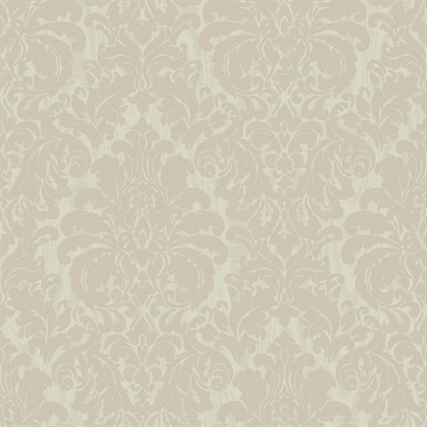 Betina Cream Damask Wallpaper