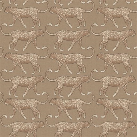 Big Cat Walk Peel and Stick Wallpaper