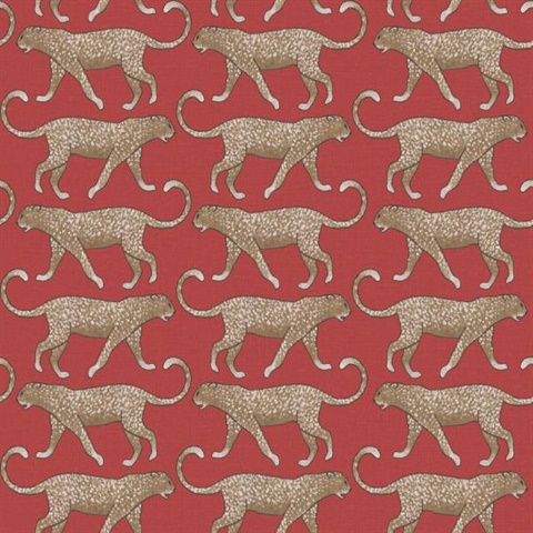 Big Cat Walk Peel and Stick Wallpaper