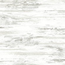 White &amp; Beige &amp; Silver Birch Bark Modern Wood Texture Wallpaper