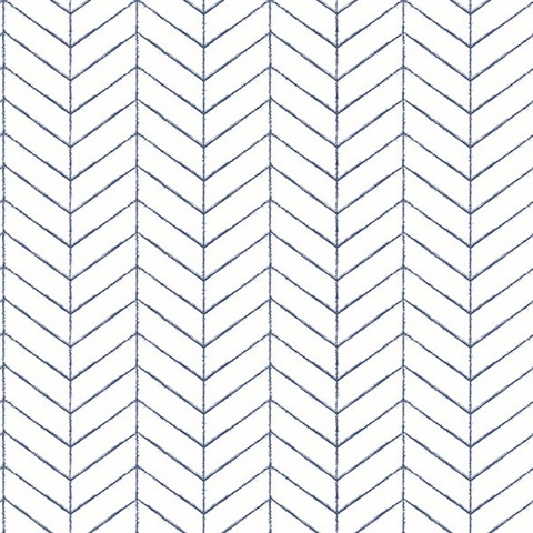 Bison Navy Herringbone