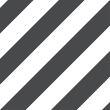 Black and Ebony Diagonal Stripe Prepasted Wallpaper