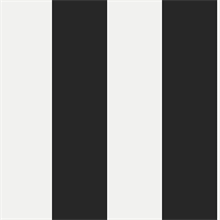 Black and White Wide Stripe Wallpaper