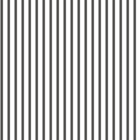 Black Breton Stripe Wallpaper
