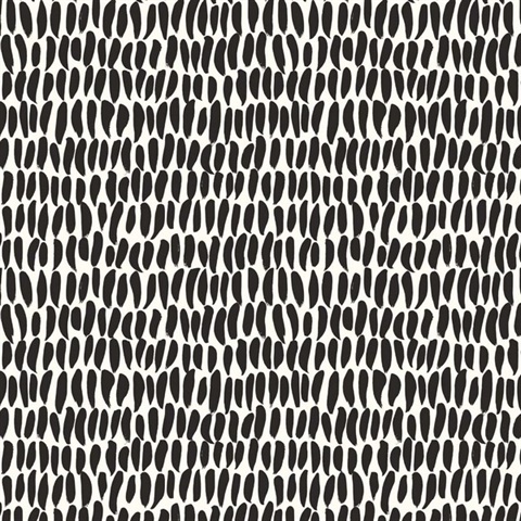 Black Brushstroke Lines Wallpaper