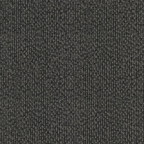 Black Dazzle Textured Chunky Glitter Wallpaper