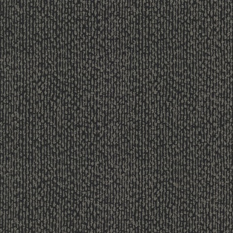 Black Dazzle Textured Chunky Glitter Wallpaper