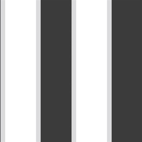 Black Formal Stripe Wallpaper