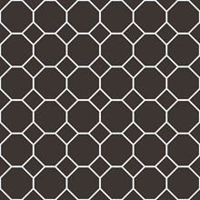 Black Geometric Hexagon Bee Hive Wallpaper