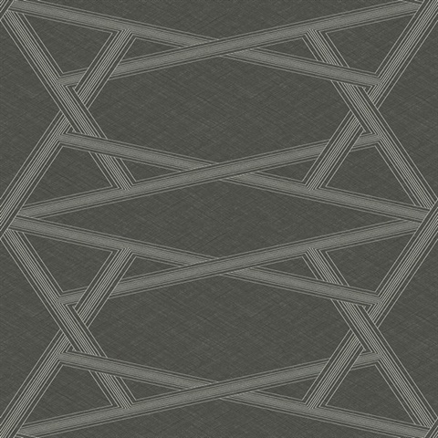 Black Geometric Rectangles Wallpaper