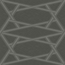 Black Geometric Rectangles Wallpaper