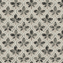 Black & Grey Sevilla Floral Damask Wallpaper
