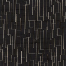 Inlay Line Black Wallpaper