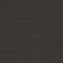 Maguey Natural Sisal Grasscloth Black Wallpaper
