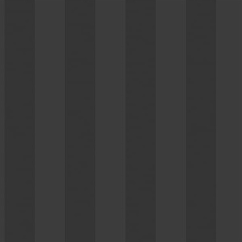 Black Matte/Shiny Stipe Embossed Wallpaper