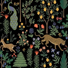 Black Menagerie Peel and Stick Wallpaper