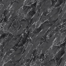 Black Metallic Marble Wallpaper