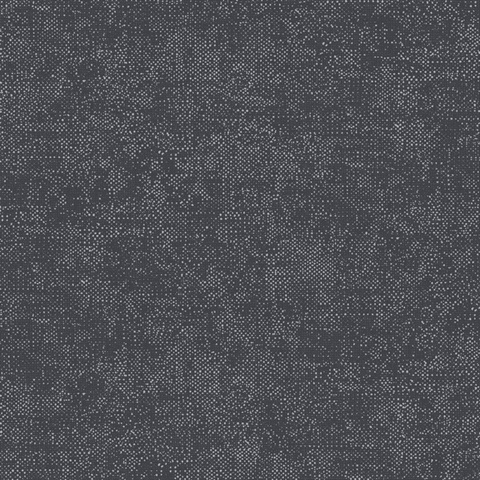 Black Micro Texture Weave Wallpaper