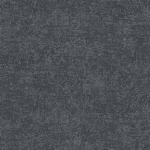 Black Micro Texture Weave Wallpaper