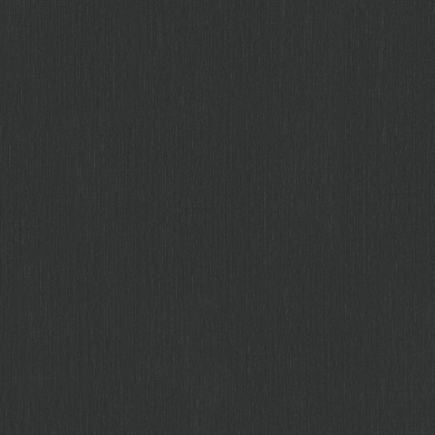 Black Silk Textured Lined Wallpaper