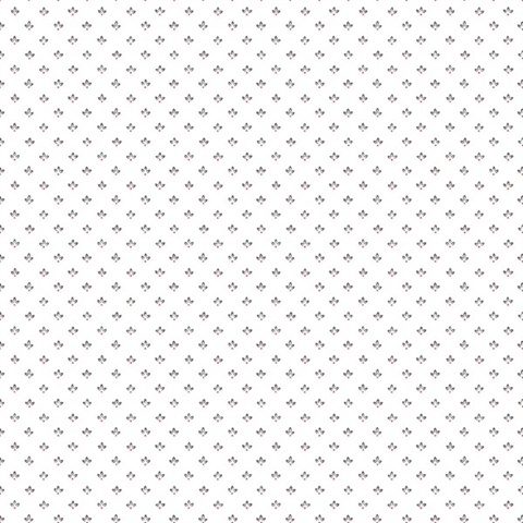 Black Small Tri Leaf Pattern Wallpaper