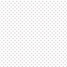 Black Small Tri Leaf Pattern Wallpaper