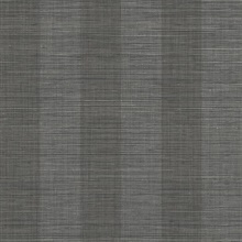 Black Textured Faux Linen Wallpaper