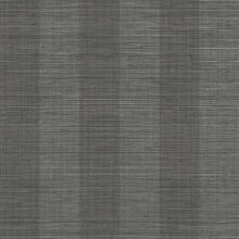 Black Textured Faux Linen Wallpaper