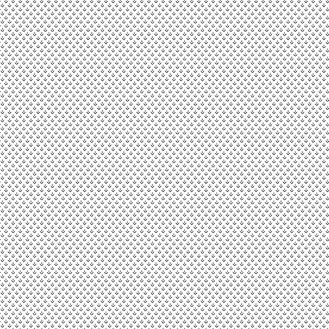 Black Tiny Tulip Trellis Wallpaper