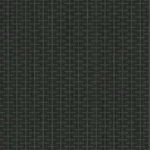Black Vertical Geometric Stripe Wallpaper