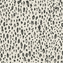 Black & White Faux Leopard Skin Wallpaper