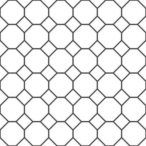 Black & White Geometric Hexagon Bee Hive Wallpaper