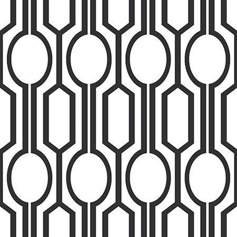 Black & White Hopscotch Wallpaper