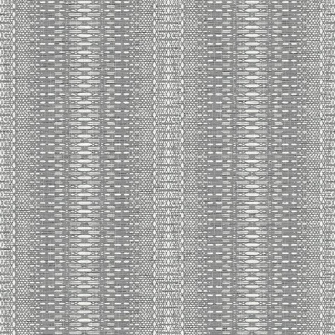 Black & White Market Farmhouse Country Stripe Wallpaper