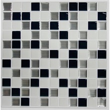 Black & White Mosaic StickTILES™ - 4 Pack