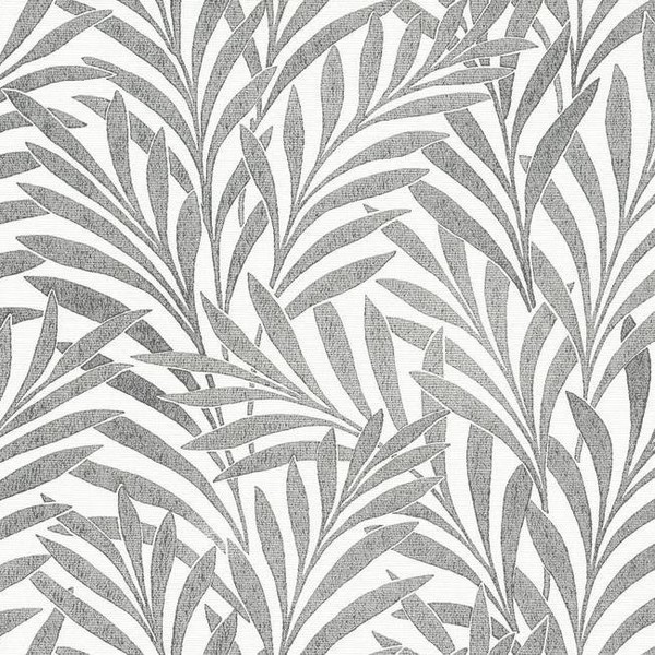 Leaf Wallpaper - White / Gold - Erica Wakerly – Lime Lace