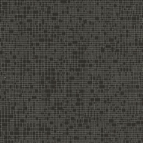 Black Wires Crossed Geometric Textured Wallpaper