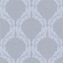 Blake Grey Ogee Wallpaper