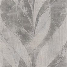 Blake Sterling Leaf Wallpaper
