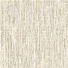 Blanco Faux Vertical Woven Fabric Wallpaper
