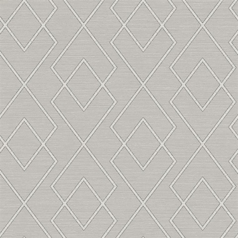 3115-12421 | Blaze Grey Trellis | Wallpaper Boulevard