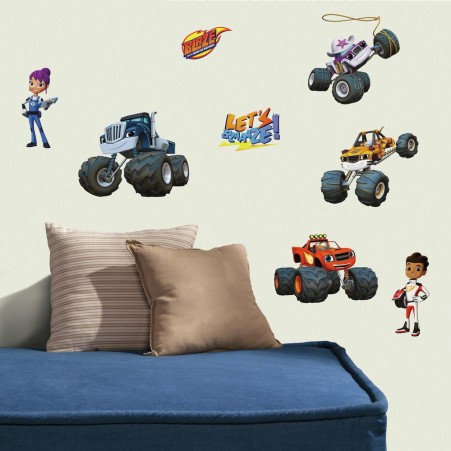 NICK3119SCS | Blaze & the Monster Machines Peel and Stick Wall Decals | Wallpaper Boulevard NICK3119SCS | Blaze & the Monster Machines Peel and Stick Wall Decals | Wallpaper Boulevard