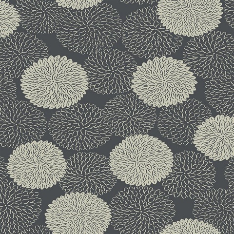Blithe Charcoal Floral