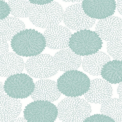 Blithe Turquoise Floral