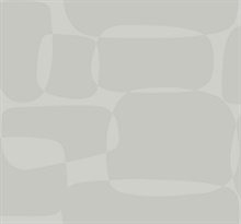 Block Grey Retro Wallpaper